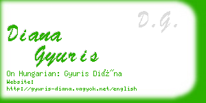 diana gyuris business card